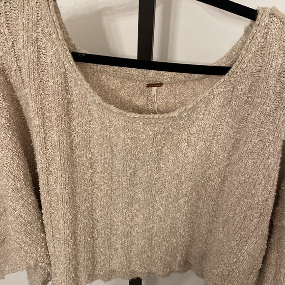 Free People Good Day Cropped Sweater cream - Picture 4 of 7